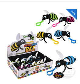 The toy network Novelty Wiggle Sensory Bee Clip On (4"; Sold Individually; Colors Vary)