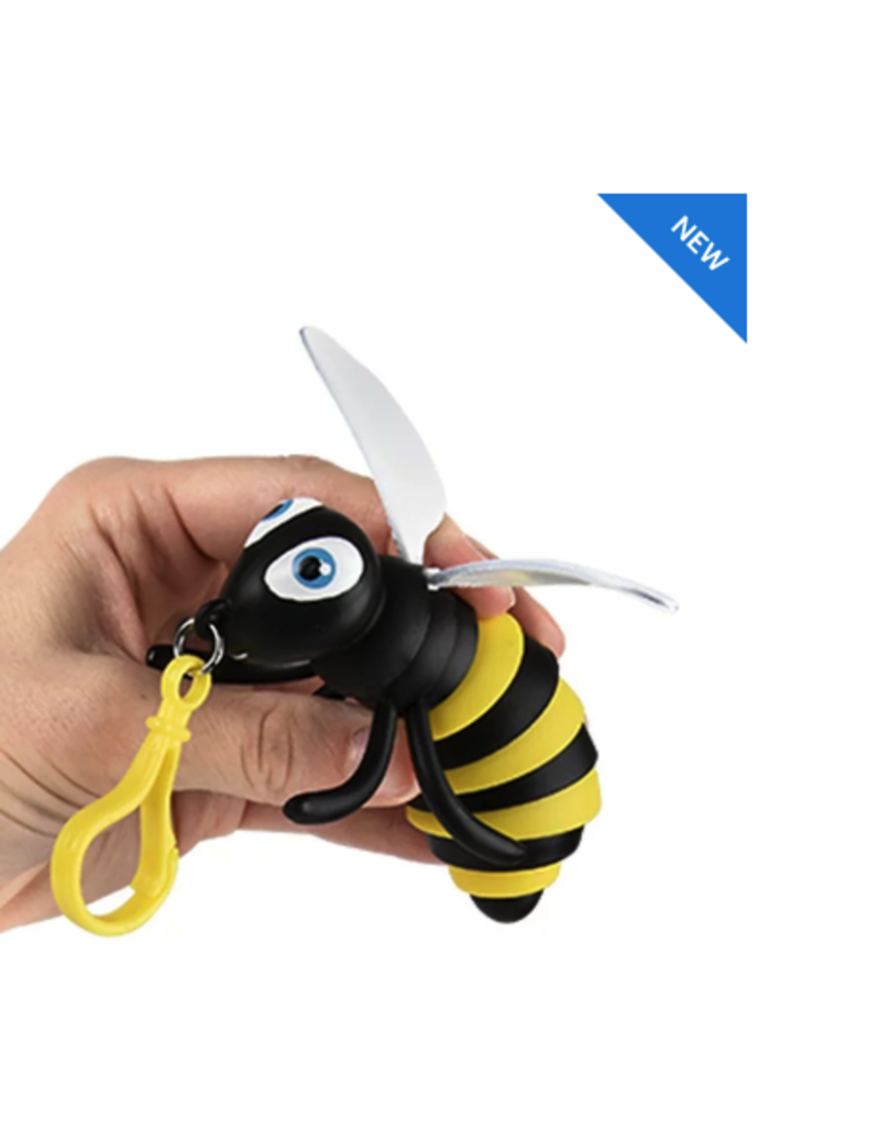The toy network Wiggle Sensory Bee Clip On 4"