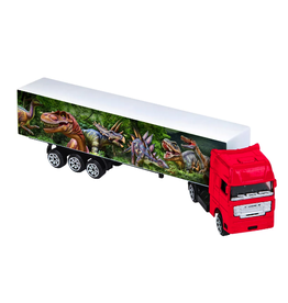 The toy network Die-cast Dinosaur Tractor Trailer