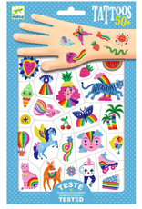 DJECO Craft Temporary Tattoos Rainbow