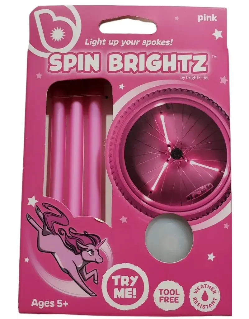 Bike Brightz Spin Brightz  Pink LED Bicycle Spoke Lights