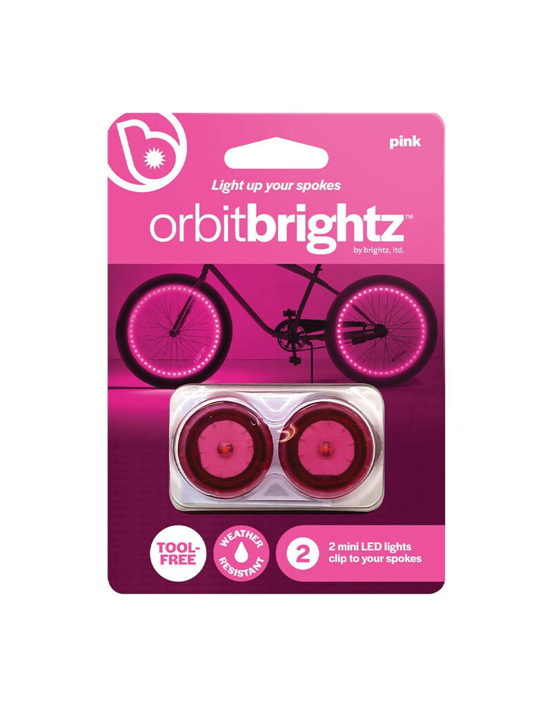 Bike Brightz Pink Orbitbrightz Bike Light