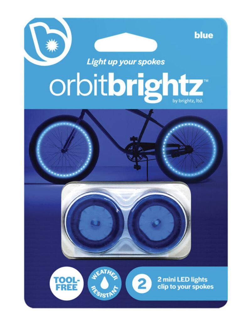 Bike Brightz Blue Orbitbrightz Bike Light
