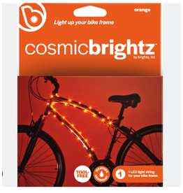 Brightz, Ltd. Cosmic Brightz LED Bike Frame Light - Orange