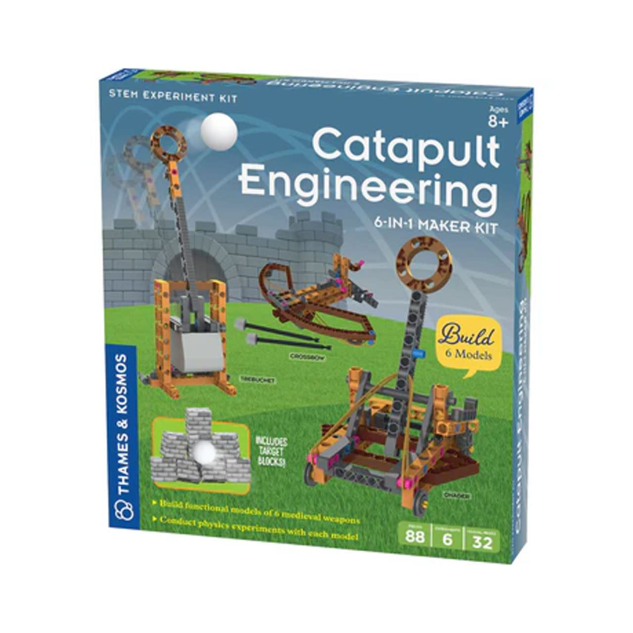 Thames & Kosmos Catapult Engineering 6in1 Maker Kit Pow Science LLC