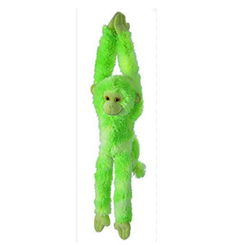 Wild Republic Plush Hanging Monkey Vibe Green  (22")