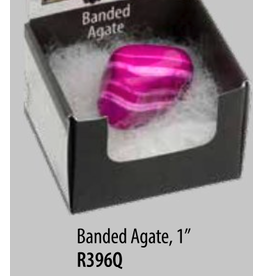 Squire Boone Village Rock/Mineral Collector Box - Banded Agate