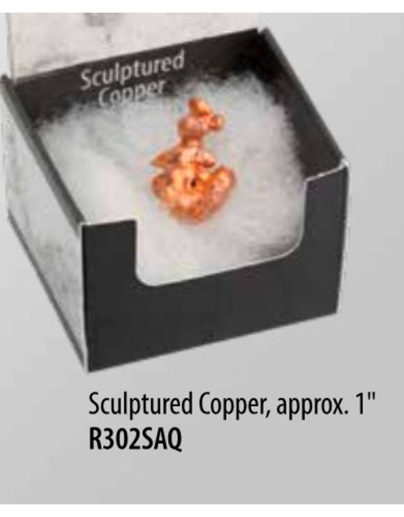 Squire Boone Village Rock/Mineral Collector Box - Sculptured Copper