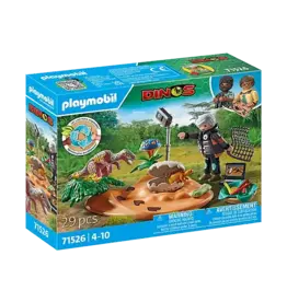 Playmobil Playmobil Stegosaurus Nest with Egg Thief