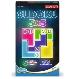 Think Fun Brainteaser Sudoku 5x5 Mag Travel Puzzle