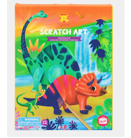 Tiger Tribe Scratch Art - Dinosaurs