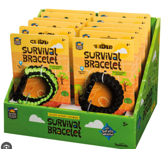 Survival Bracelet With Whistle