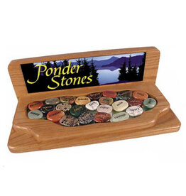 Squire Boone Village Collectable Ponder Stones (Assorted Wording; Sold Individually)