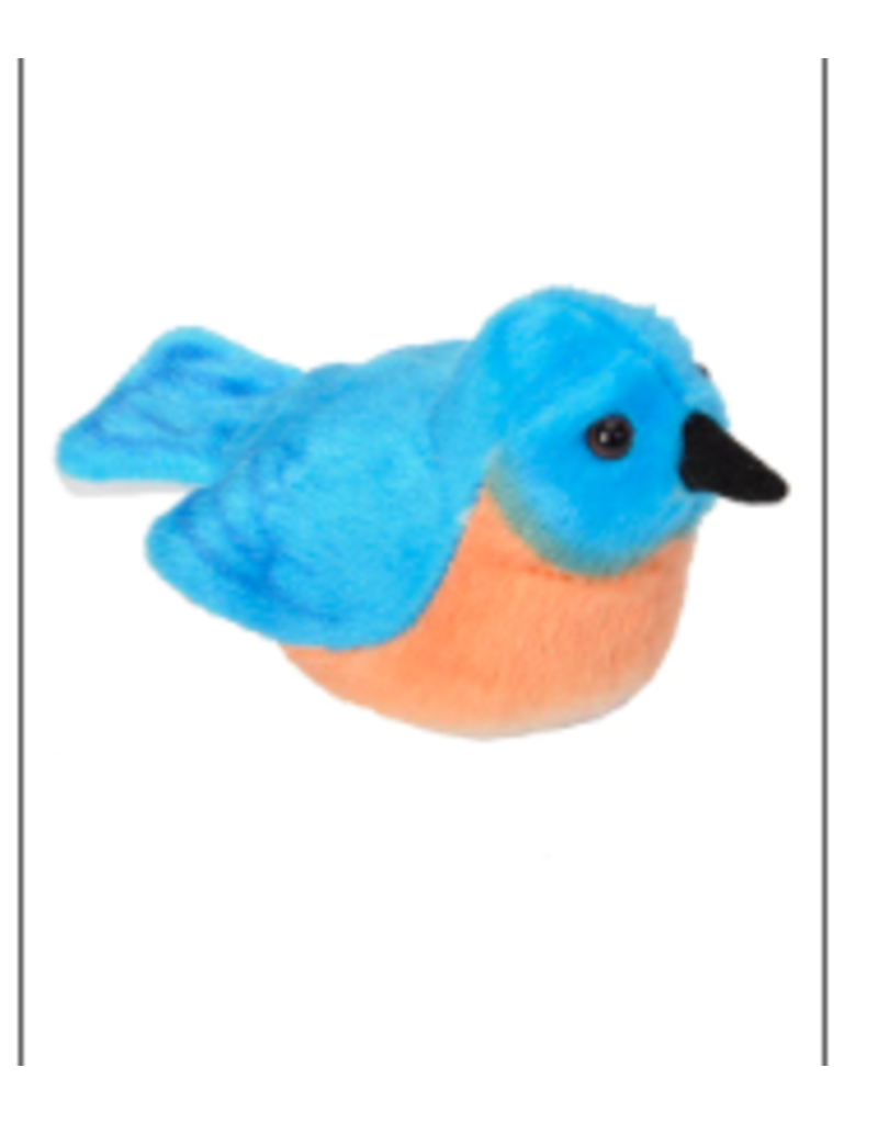 Wild Republic Plush Audubon  Bluebird (5")