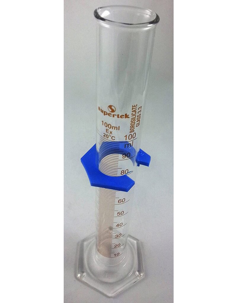 Supertek Scientific Scientific Labware Glass Graduated Cylinder 100 mL