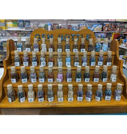 Squire Boone Village Rock/Mineral - Gem Bottle  (Colors Vary; Sold Individually)