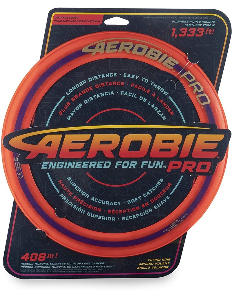 Spin Master Outdoor Flying Aerobie Pro Disc (13") -Orange