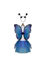 Creative Education (Great Pretenders) Costume Midnight Butterfly Tutu With Wings And Headband (Size 4-6)