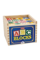 Schylling Wooden Alphabet Blocks (48 Pieces)