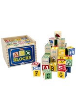 Schylling Wooden Alphabet Blocks (48 Pieces)
