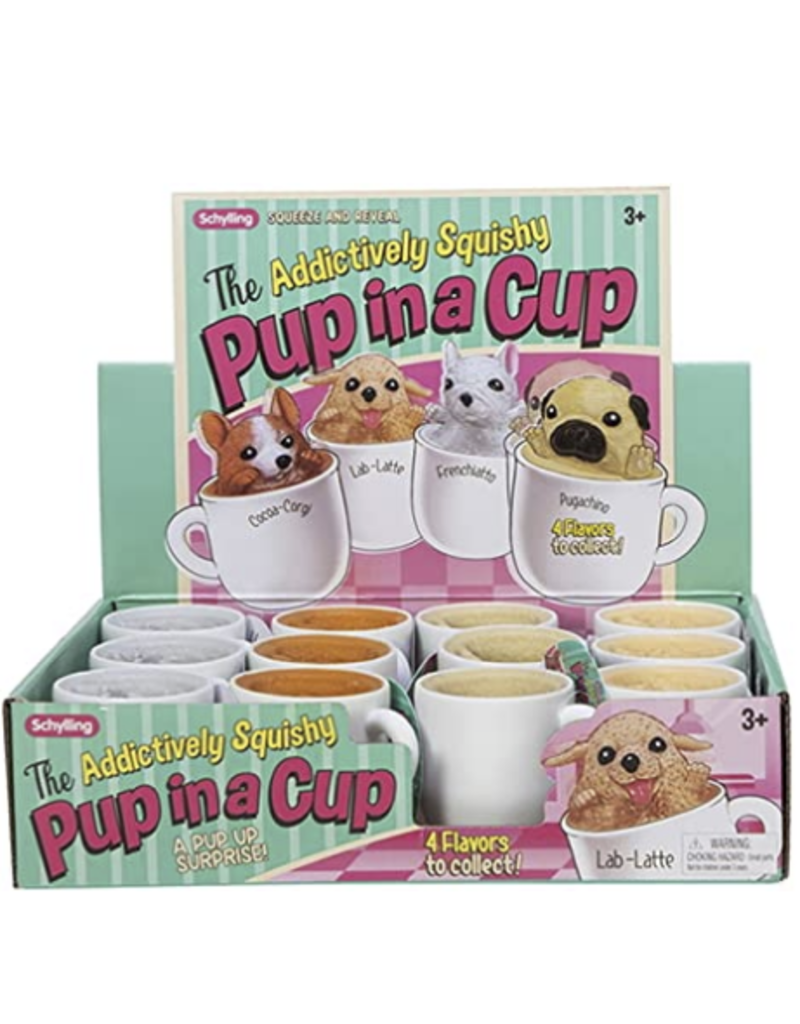 Schylling Novelty Pup In A Cup (Styles Vary; Sold Individually)