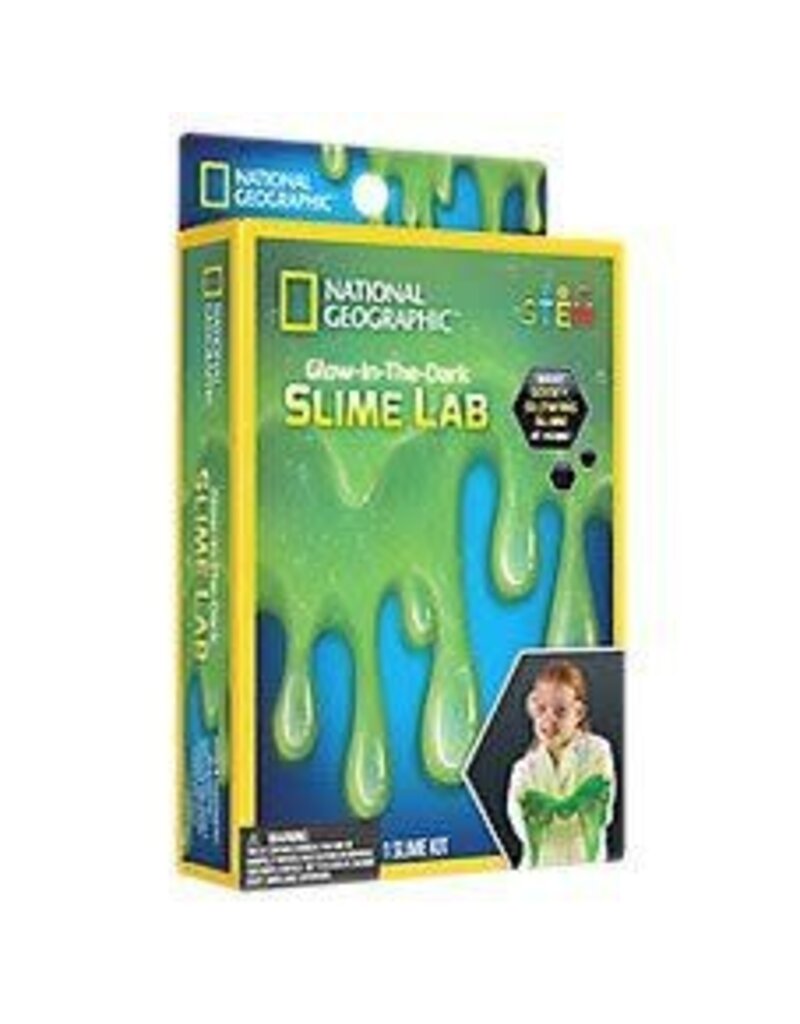 National Geographic Science Kit National Geographic Glow in the Dark Slime Lab