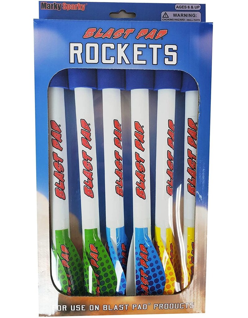 Marky Sparky Outdoor Blast Pad Refill Rockets (6 Pack)