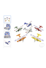 The toy network Die-cast Pullback Show Flight Metal Biplane (Colors Vary; Sold Individually)