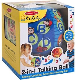 Melissa & Doug Baby 2-in-1 Talking Ball