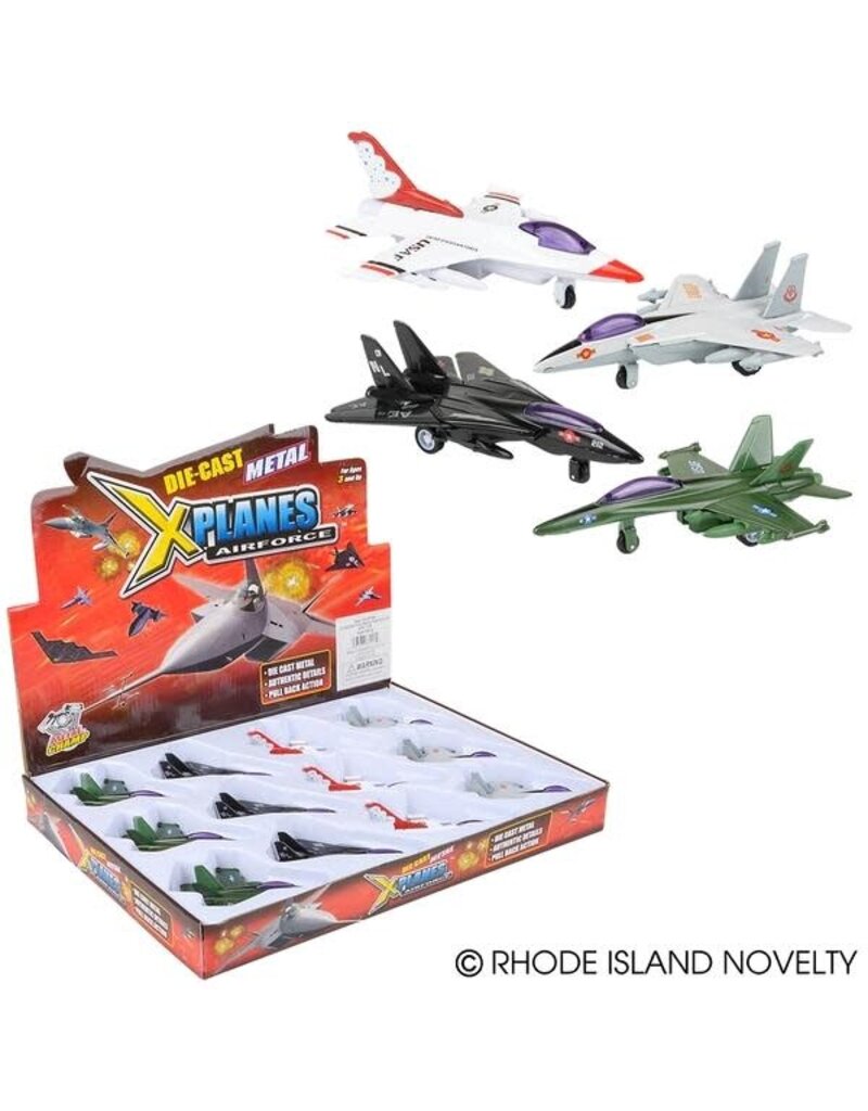 The toy network Die-cast Pullback Fighter Jet (5"; Assorted; Sold Individually)