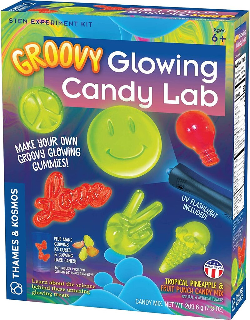 Thames & Kosmos Science Kit Groovy Glowing Candy Lab