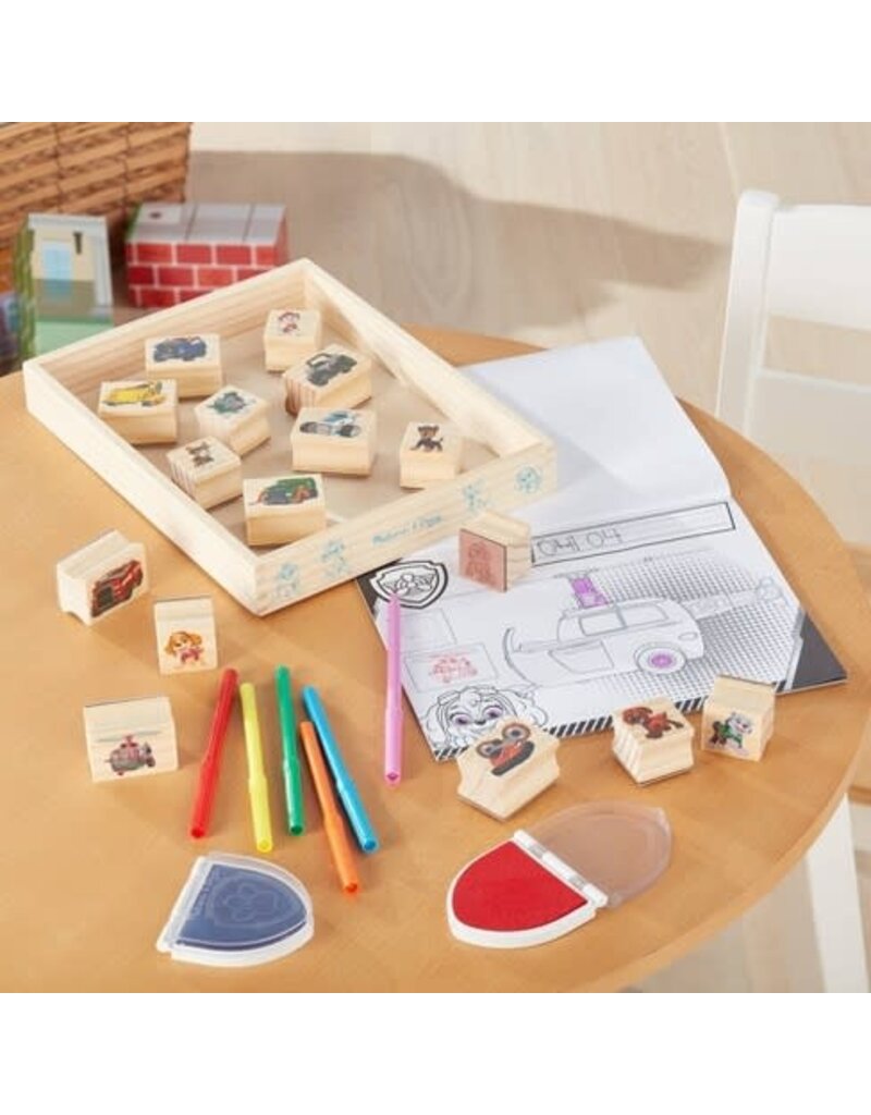 Melissa & Doug Craft Kit Wooden Stamps Paw Patrol Set