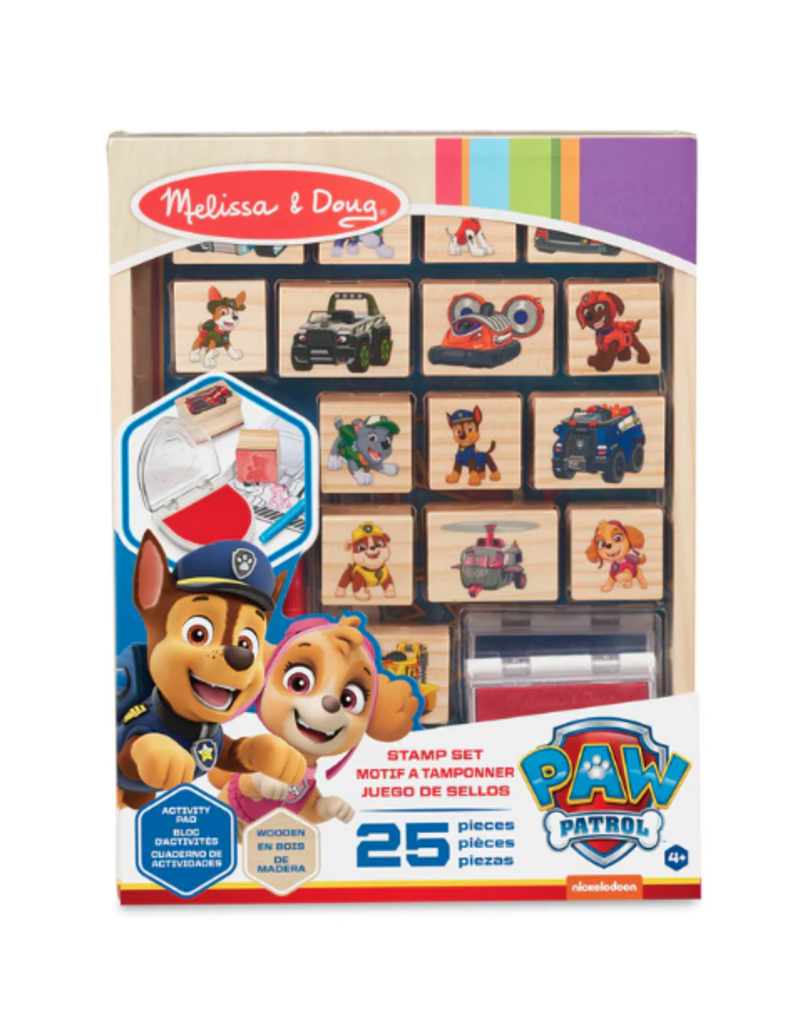 Melissa & Doug Craft Kit Wooden Stamps Paw Patrol Set