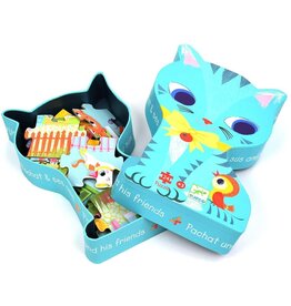 DJECO Puzzle Silhouette Pachat and His Friends - 24 Pieces