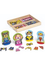 Melissa & Doug Magnetic Paw Patrol Play Figures (Dress-Up)