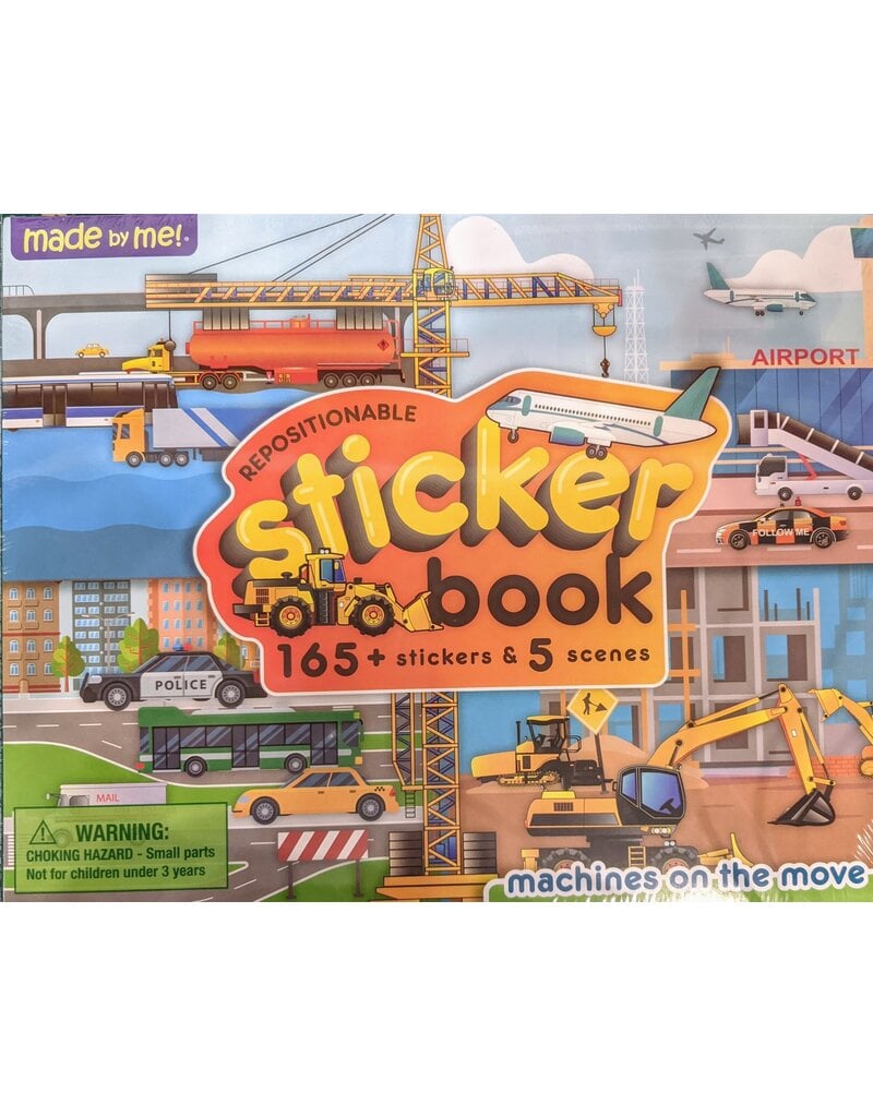 Horizon USA Made By Me! Repositionable Sticker Book - Transportation