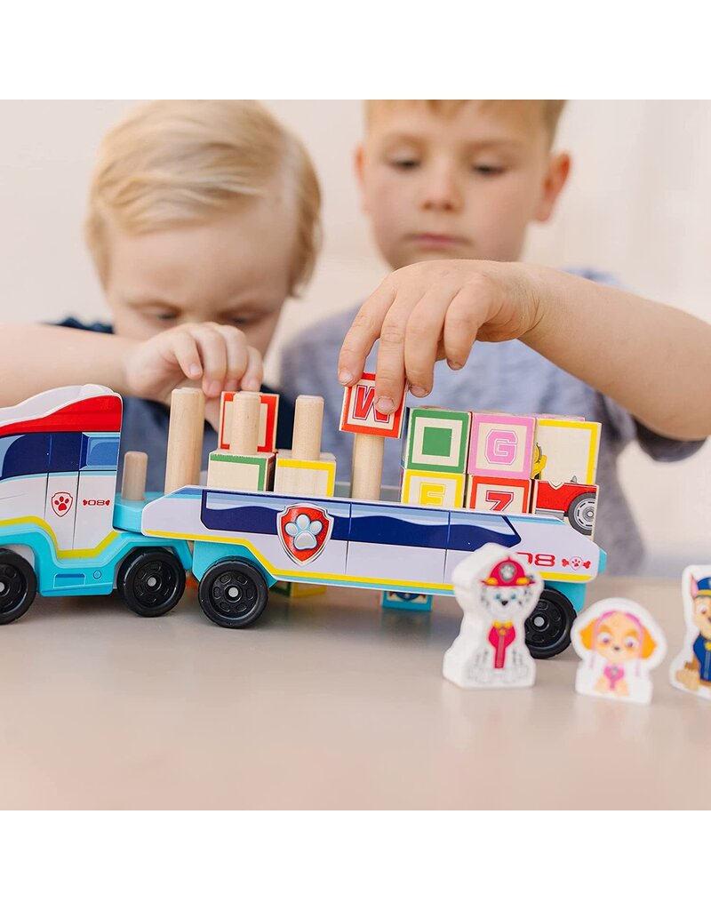 Melissa & Doug Paw Patrol ABC Block Truck