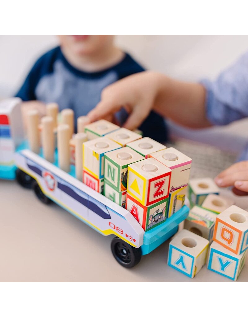 Melissa & Doug Paw Patrol ABC Block Truck