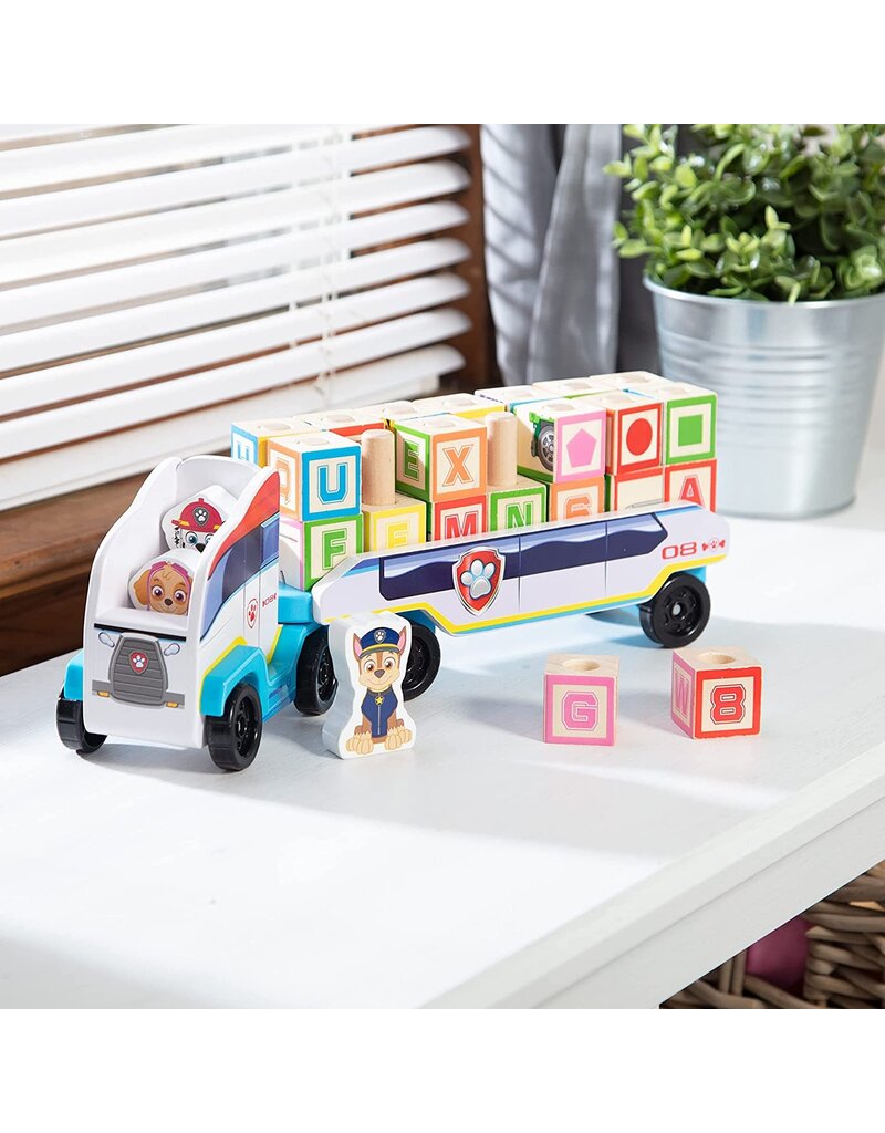 Melissa & Doug Paw Patrol ABC Block Truck