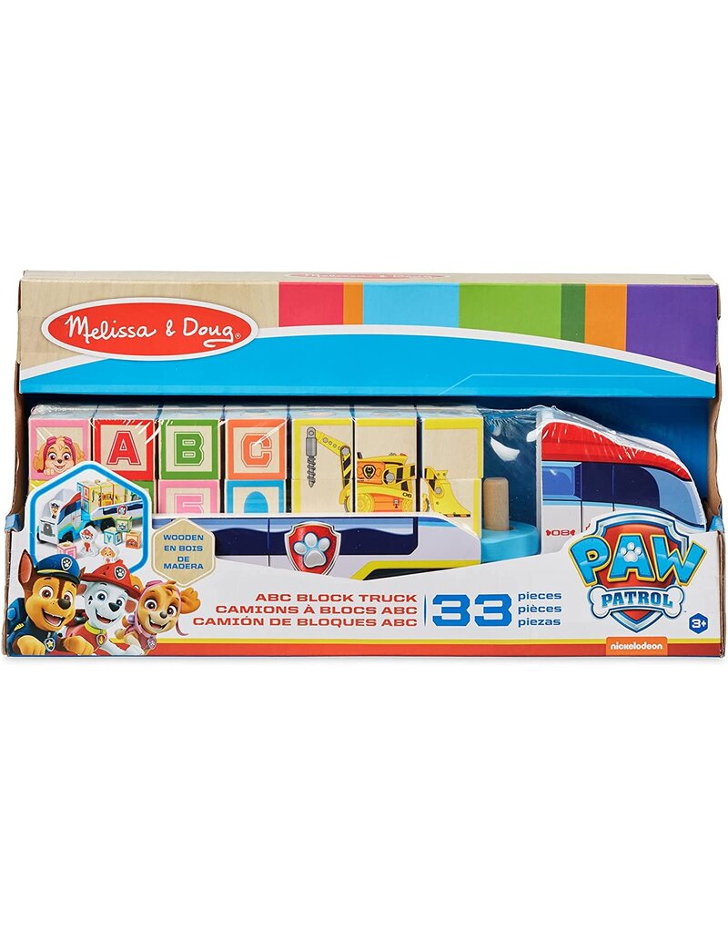 Melissa & Doug Paw Patrol ABC Block Truck