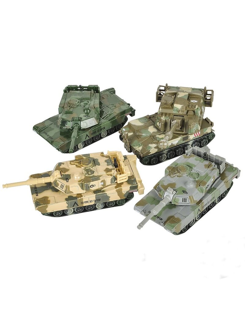 The toy network Die-cast Pullback Tanks (Assorted; Sold Individually)