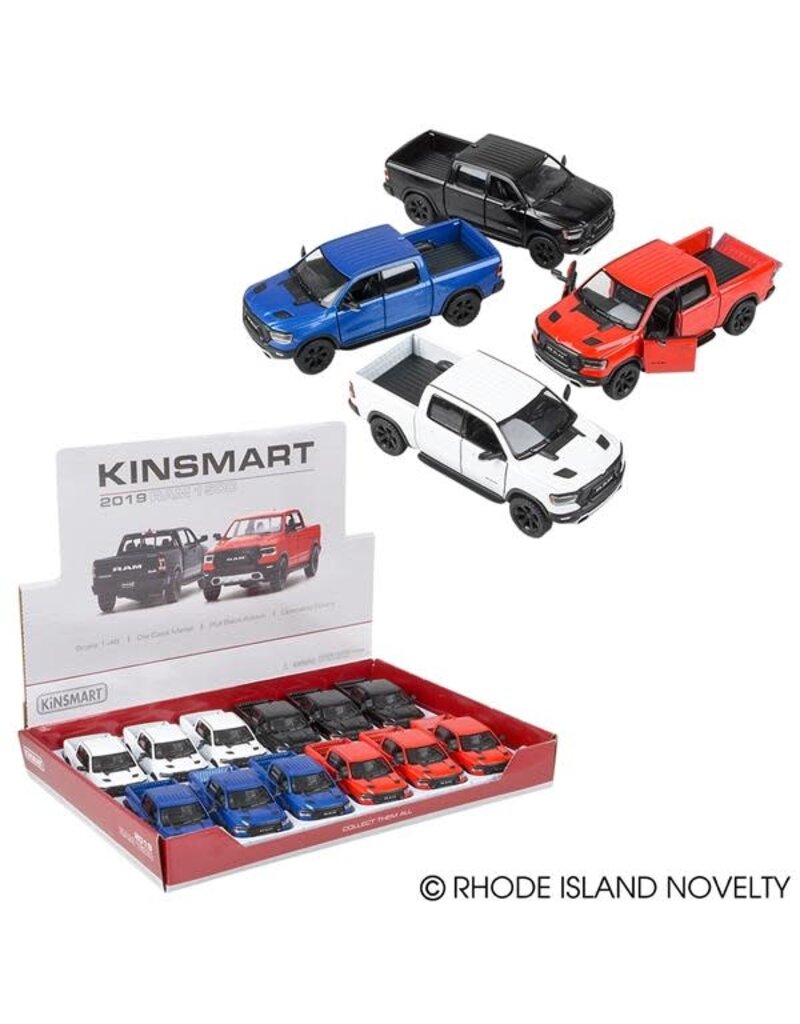 Rhode Island Novelty Die-cast Pull Back 2019 Dodge Ram 1500 Pick-Up (5") ( Sold Individually; Colors Vary)