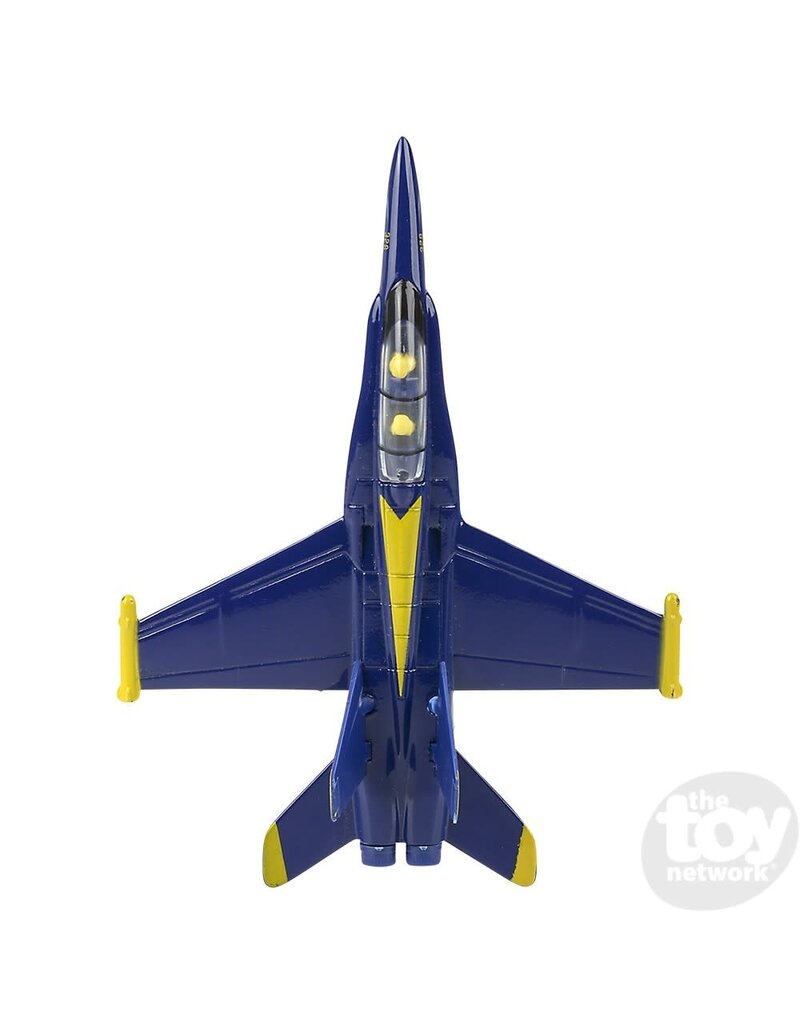 The toy network Die-cast Pullback F-18 Blue Angel (9")