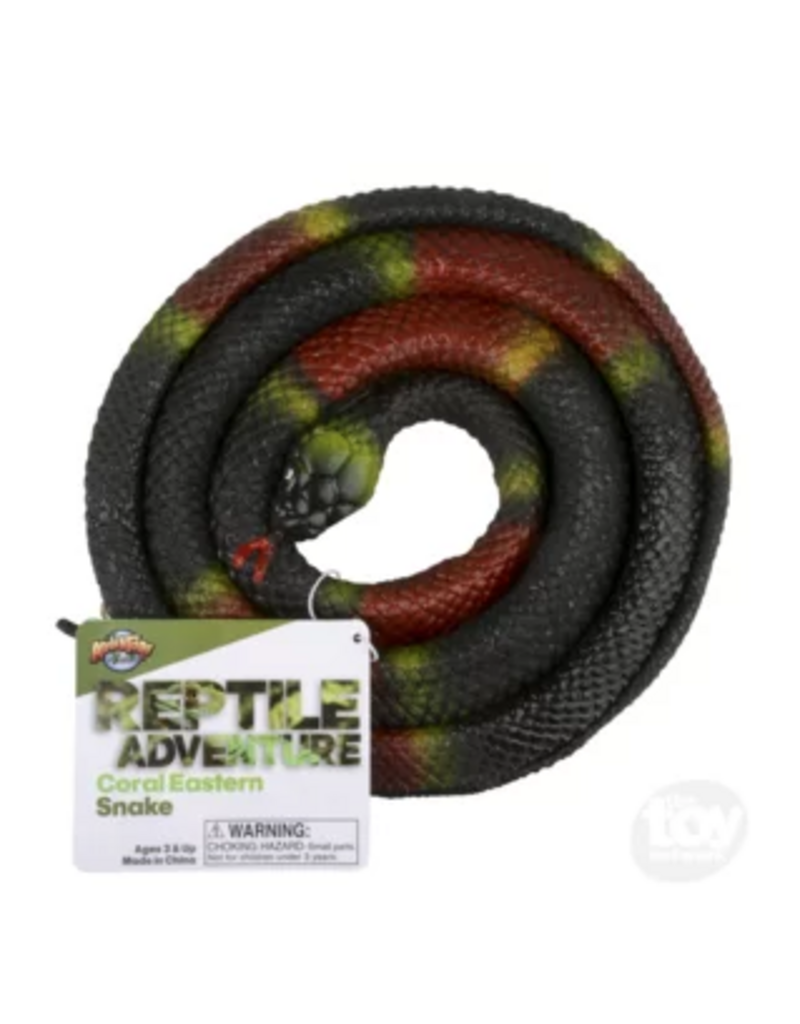 The toy network Rubber Coral Eastern Snake (48")