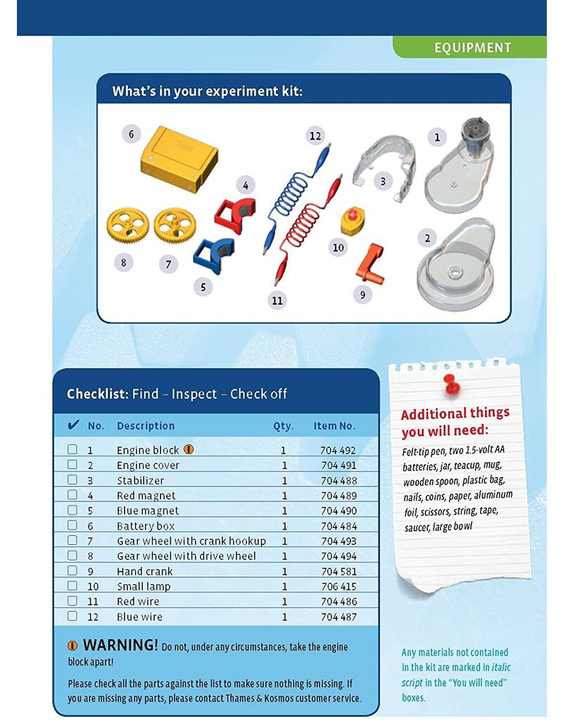 Thames & Kosmos Motors & Generators