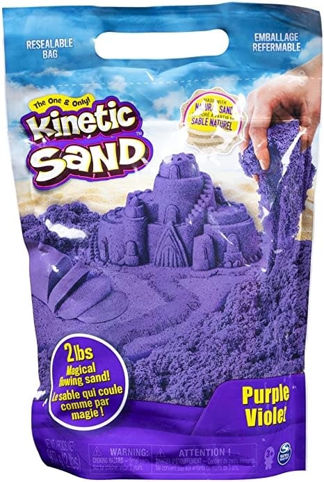 Sensory Kinetic Sand - Purple (2lb Bag)