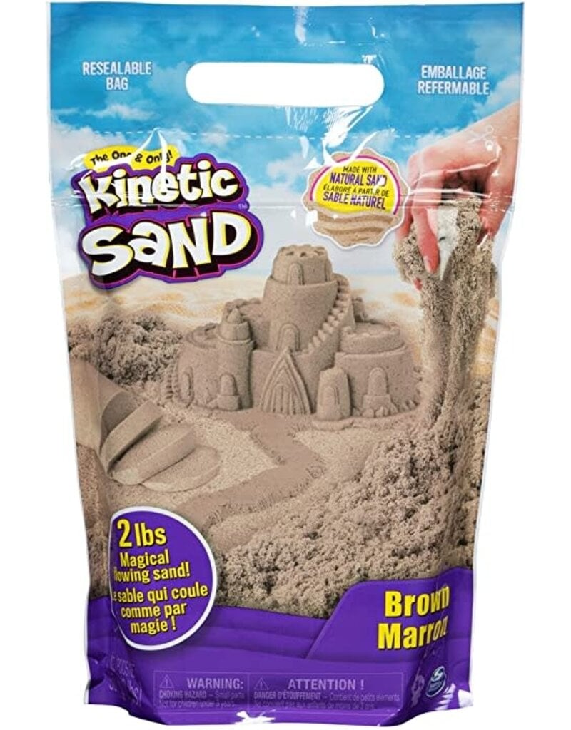 Spin Master Sensory Kinetic Sand - Brown (2 lb Bag)