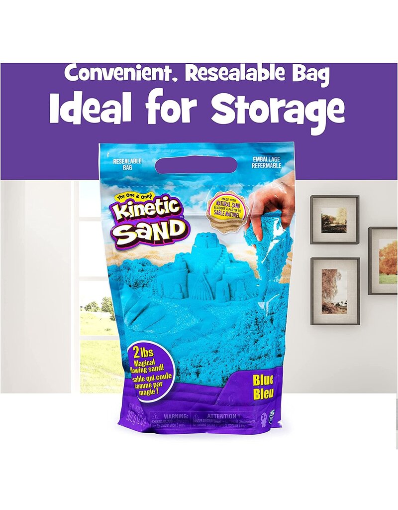 Spin Master Sensory Kinetic Sand - Neon Blue (2 lb Bag)