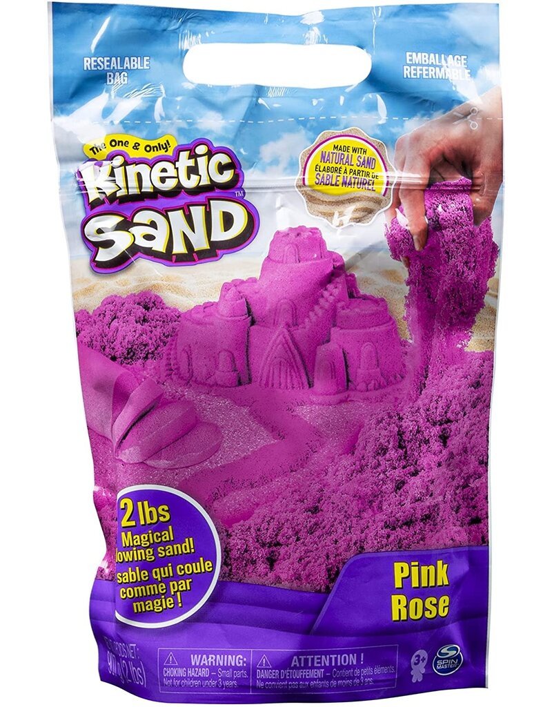 Spin Master Sensory Kinetic Sand -Neon Pink/Rose (2 lb Bag)