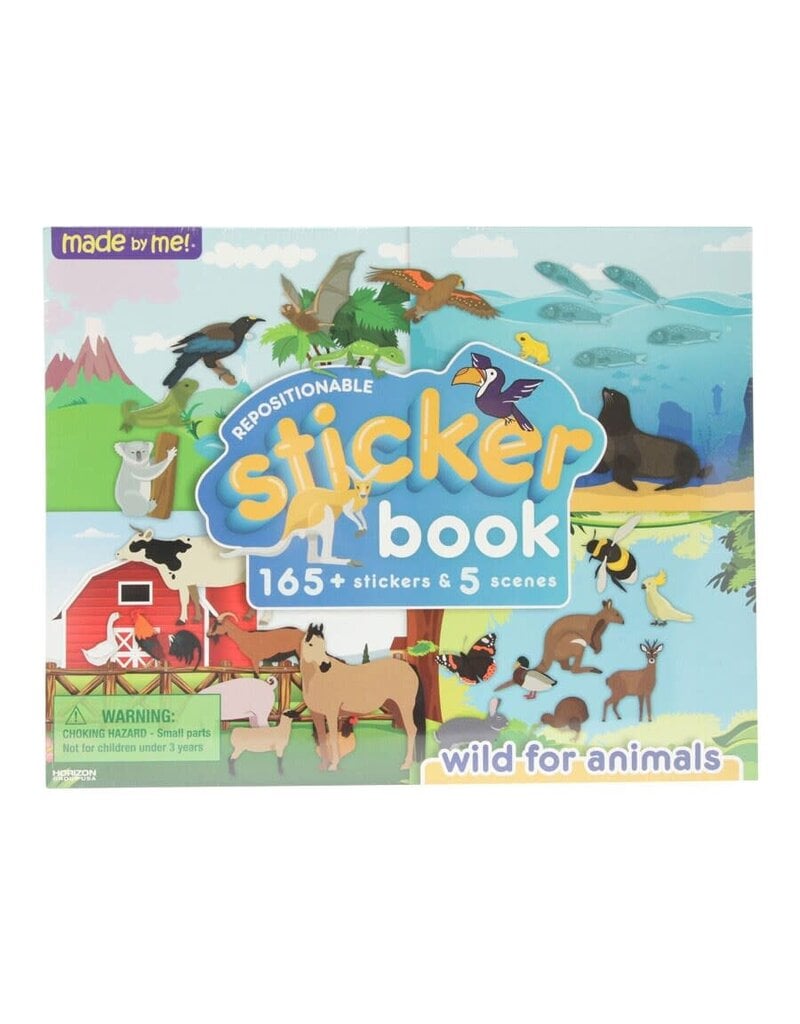 Horizon USA Made by Me! Sticker Book - Animals